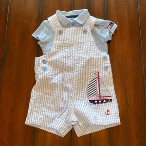 Little Me 6 month nautical outfit